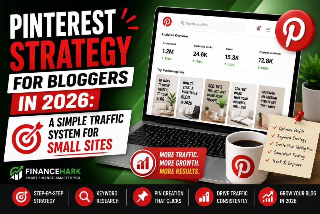 Pinterest Strategy for Bloggers in 2026: A Simple Traffic System for Small Sites