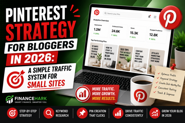 Pinterest Strategy for Bloggers in 2026: A Simple Traffic System for Small Sites